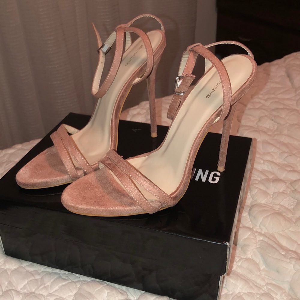 Pretty Little thing blush pink heels
